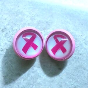 3/$15 Pink Ribbon Breast Cancer Ribbon Earrings